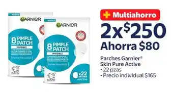 Walmart Garnier parches skin pure active oferta