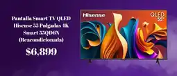 Elektra Hisense Pantalla Smart TV QLED oferta