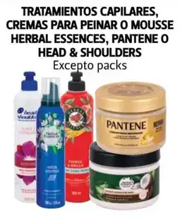 Farmacias Guadalajara Tratamientos capilares, cremas para peinar o mousse herbal essences, pantene o head & shoulders oferta