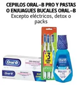 Farmacias Guadalajara Cepiilos Oral-B pro y pastas o enjuagues bucales Oral-B oferta