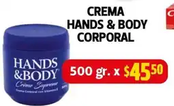 Farmacias Guadalajara Hands & Body corporal oferta