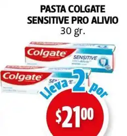 Farmacias Guadalajara Colgate Sensitive pro Alivio pasta oferta