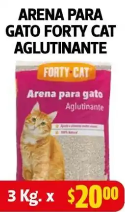 Farmacias Guadalajara Forty Cat arena para gato aglutinante oferta