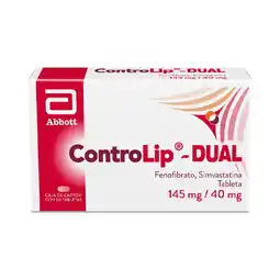 Farmacias Benavides 145 mg / 40 mg Fenofibrato + Simvastatina oferta