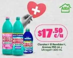 Farmacias Guadalajara Cloralex, El Rendidor, Aromas ultragel oferta
