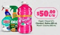 Farmacias Guadalajara Flash, Cloralex, Pinol oferta