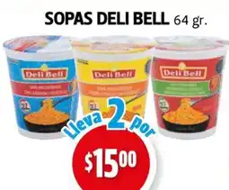 Farmacias Guadalajara Deli Bell sopas oferta