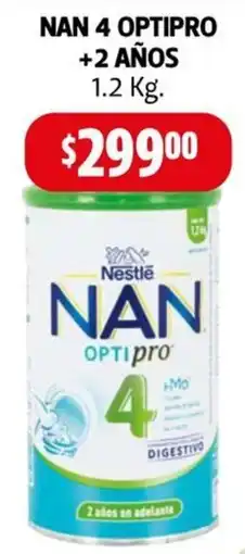 Farmacias Guadalajara Nan 4 Optipro + 2 años oferta