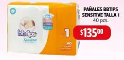 Farmacias Guadalajara BBtips Sensitive pañales oferta