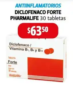 Farmacias Guadalajara Phrmalife Diclofenaco Forte oferta