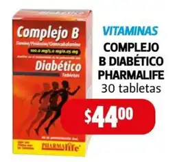Farmacias Guadalajara Pharmalife Complejo B diabetico oferta
