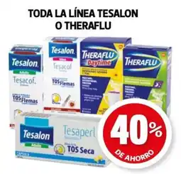 Farmacias Guadalajara Toda la línea tesalon o theraflu oferta