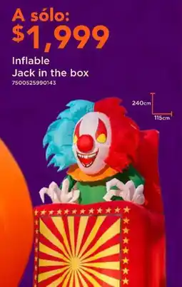 City Club Inflable Jack in the box oferta