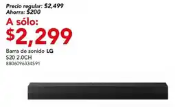 City Club LG Barra de Sonido S20 2.0CH oferta