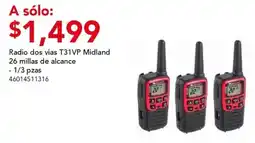 City Club Midland Radios dos vias T31 VP oferta