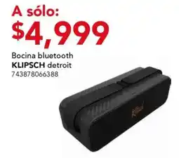 City Club Klipsch Detroit bocina bluetooth oferta