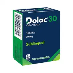 Farmacias Benavides 30 mg Ketorolaco Sublingual oferta