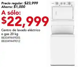 City Club Centro de lavado eléctrico o gas 20 kg oferta