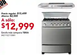 City Club Teka estufa más campana oferta