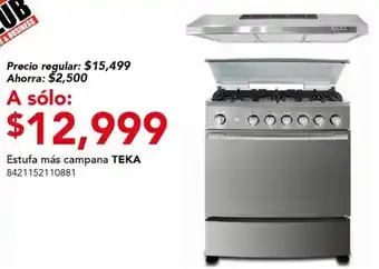 City Club Teka estufa más campana oferta