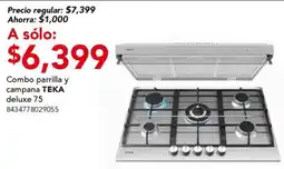 City Club Teka parrilla + campana deluxe 75 oferta