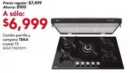 City Club Teka parrilla + campana crystal 75 oferta