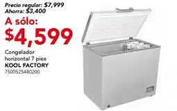 City Club Kool Factory congelador horizontal 7 pies oferta