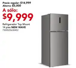 City Club New Wave refrigerador top mount 14 pies oferta