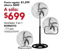 City Club Bornoto ventilador 3 en 1 oferta