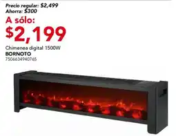 City Club Bornoto chimenea digital 1500W oferta