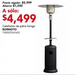 City Club Bornoto calefactor de patio hongo oferta