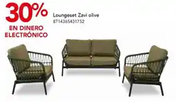City Club Loungeset Zavi olive oferta
