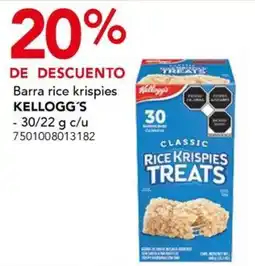 City Club Kellogg's barra rice krispies oferta