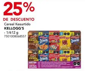City Club Kellogg's cereal kesurtido oferta