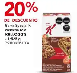 City Club Kellogg's barra special K cosecha roja oferta