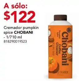 City Club Chobani cremador pumpkin spice oferta