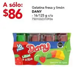 City Club Dany gelatina fresa y limon oferta