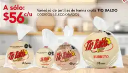 City Club Tio Baldo tortillas de harin cruda oferta