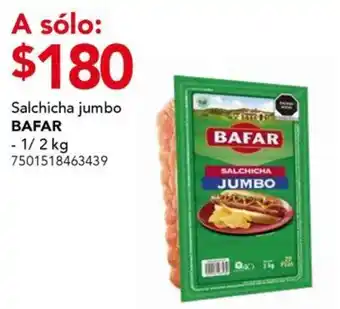 City Club Bafar salsicha jumbo oferta