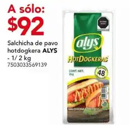 City Club Alys salsicha de pavo hotdogkera oferta