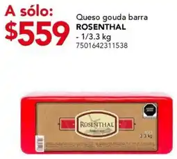 City Club Rosenthal queso gouda barra oferta