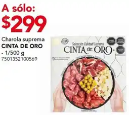 City Club Cinta de oro charola suprema oferta