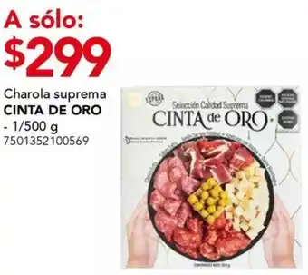 City Club Cinta de oro charola suprema oferta
