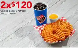City Club City club combo papas y refresco oferta