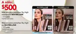 City Club Maybelline máscara para pestañas sky high waterproof oferta