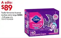 City Club Saba toalla femenina buenas noches extra larga oferta