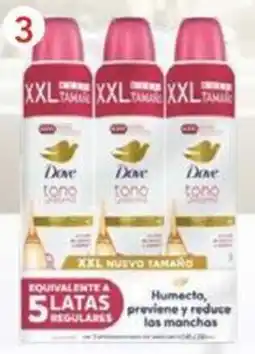 City Club Dove antitranspirante en aerosol para dama dermo aclarado oferta