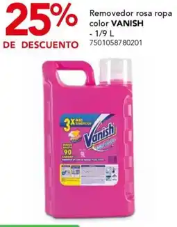 City Club Vanish removedor rosa ropa color oferta