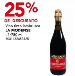 City Club La Modense vino tinto lambrusco oferta