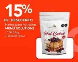 City Club Menú Solutions harina para hot cakes oferta
